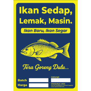 Ikan Belanak Masin (Sedap, Lemak, Masin)