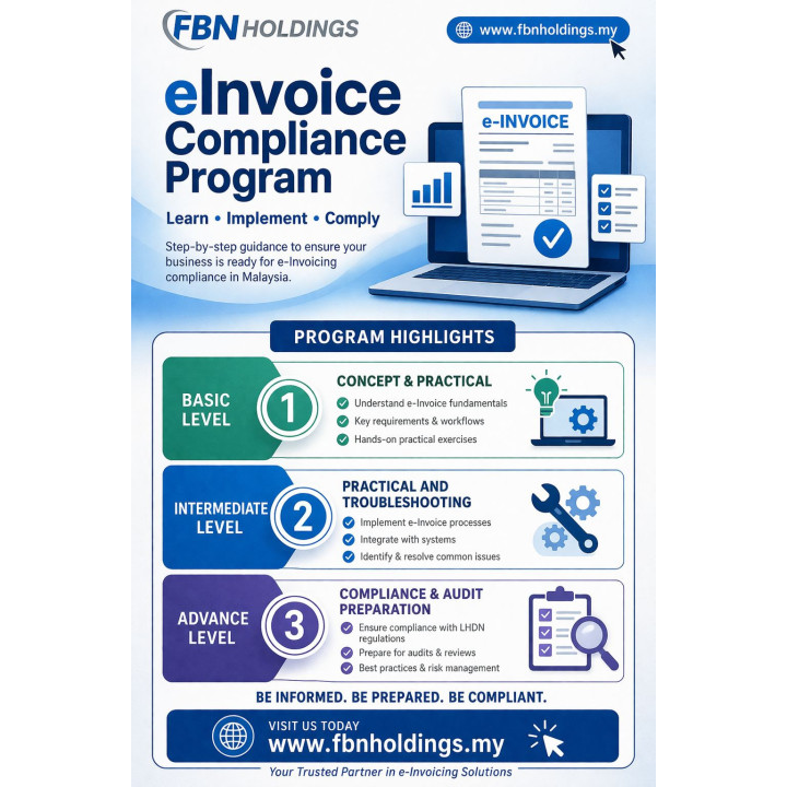 Join the eInvoice Compliance Program with Basic, Intermediate and Advanced training. Includes FREE 1-year BitDefender Internet S