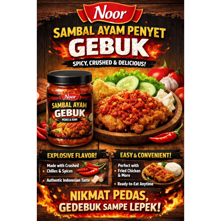Noor Sambal Ayam Penyet Gebuk