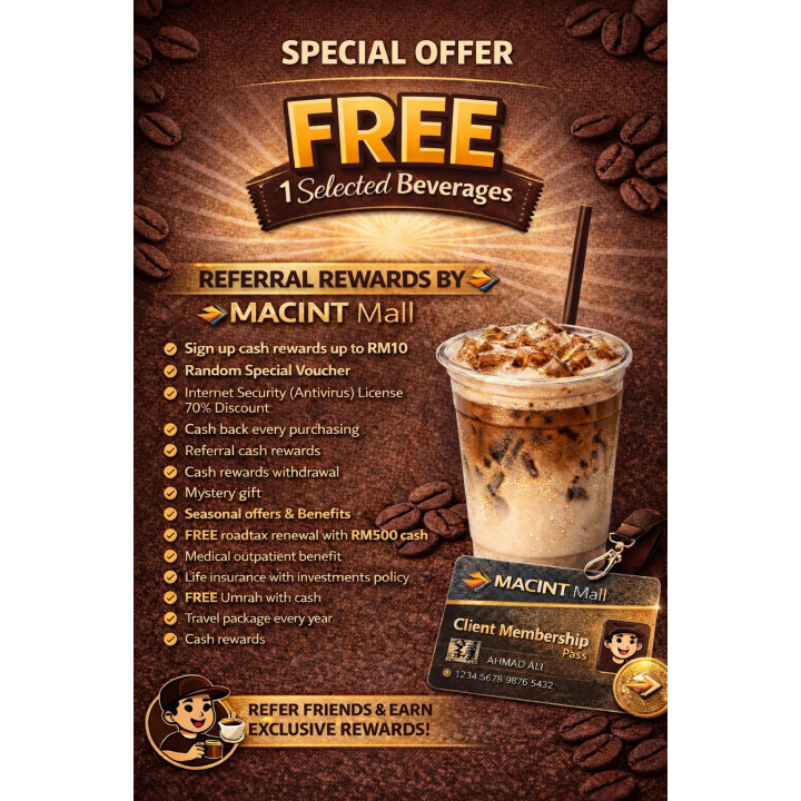 Baucar RM5 KopiCombat + Minuman PERCUMA (Min RM10)