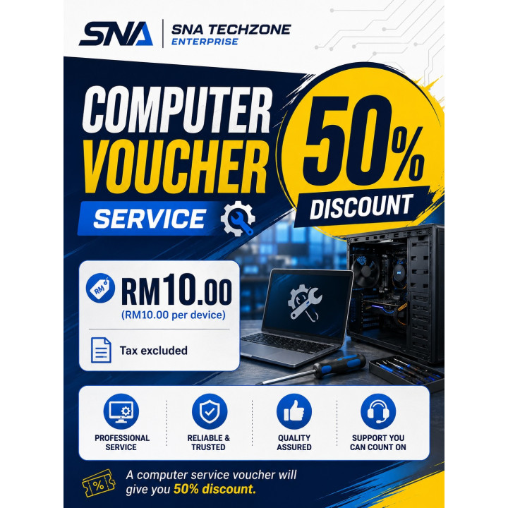 SNA TECHZONE ENTERPRISE Computer Voucher Service 50%