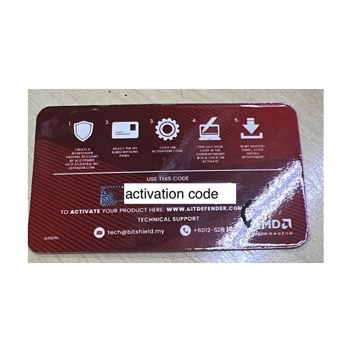 Internet Security Bit Defender 1 Year 1 User 1 Device Genuine License