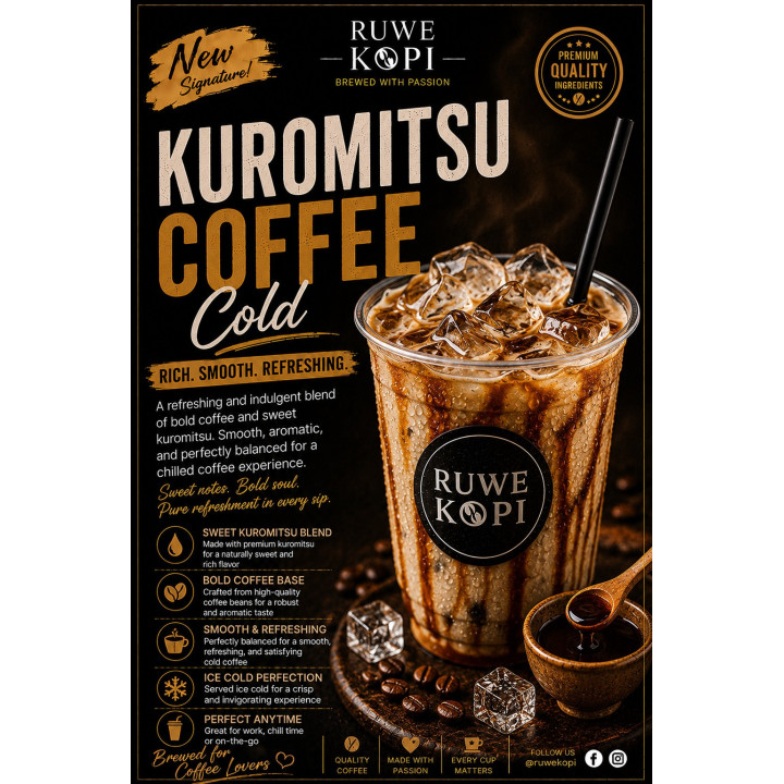 Kuromitsu Coffee Cold by Ruwe Kopi