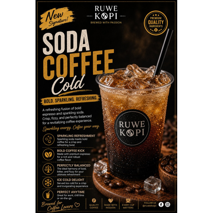 Soda Coffee Cold by Ruwe Kopi