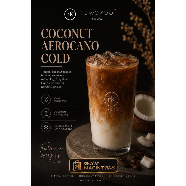 Coconut Aerocano Cold by Ruwe Kopi