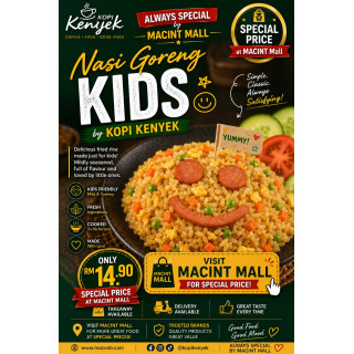 Nasi Goreng Kids | Kid-Friendly Fried Rice | Kopi Kenyek