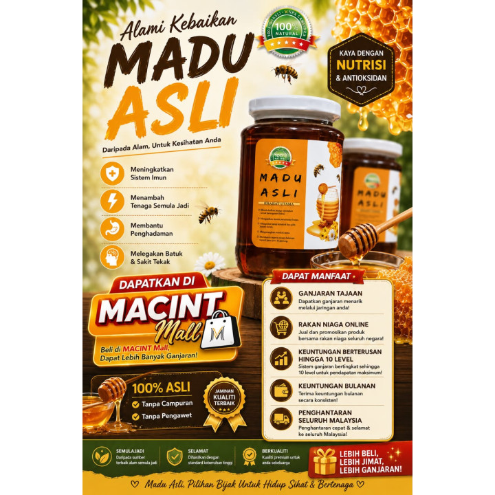 Pure Fraser Hill Honey 450g | 100% Natural Honey Malaysia