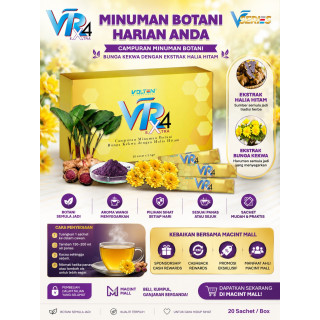 VR4 Extra Chrysanthemum Tea with Black Ginger Extract | Herbal Wellness Drink | MACINT Mall