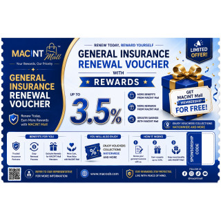 General Insurance Renewal Voucher with Rewards up to 3.5%