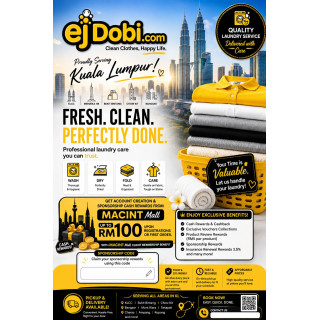 Laundry Pickup & Delivery Kuala Lumpur | ejDobi Voucher