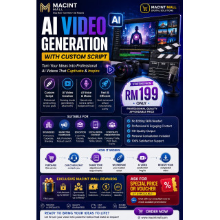 AI Video Generation with Custom Script | MACINT Mall
