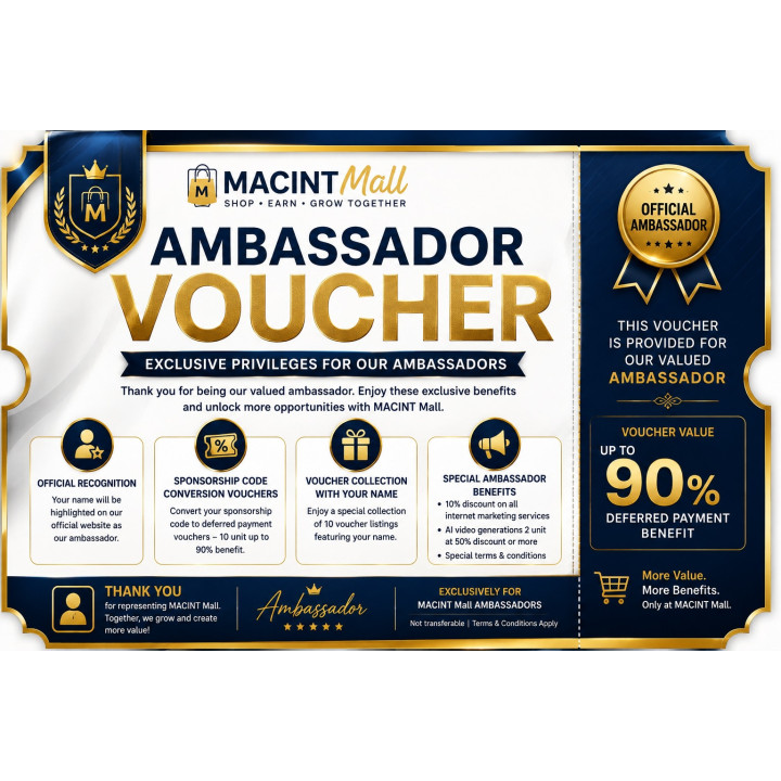 MACINT Mall Ambassador Pass | Membership & Referral Rewards