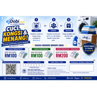 Peraduan ejDobi.com Cuci, Kongsi & Menang hingga RM250,000.00 [EJD2501]