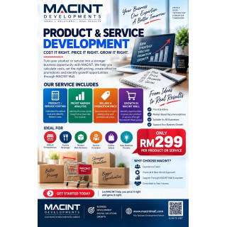 Product Costing & Pricing Strategy – MACINT | RM299