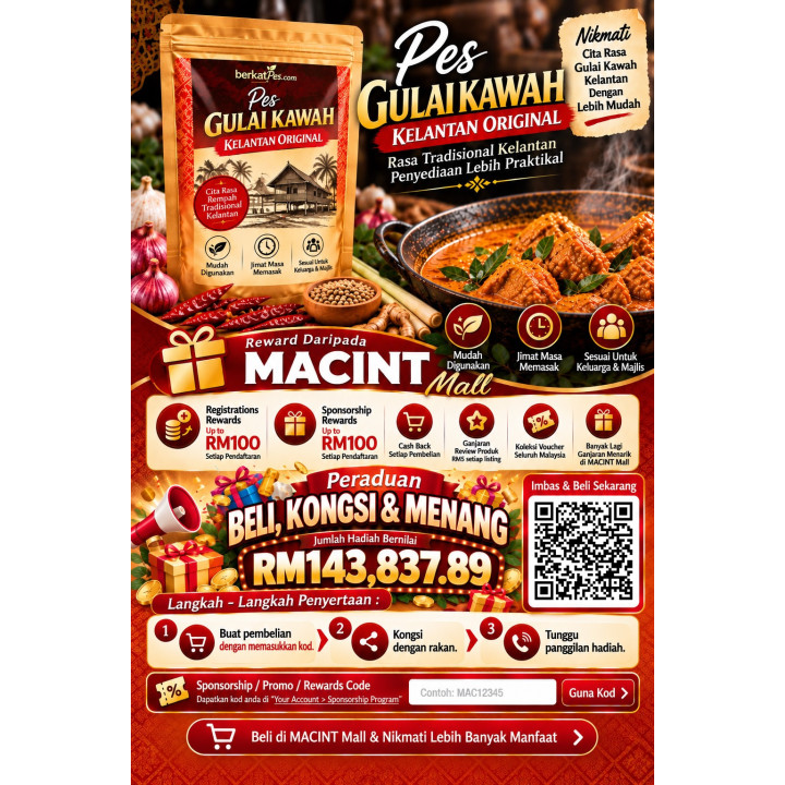 Pes Gulai Kawah Kelantan Original | MACINT Mall